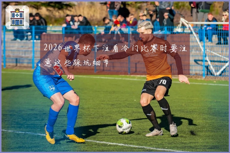 2026世界杯下注看冷门比赛时要注意这些踩坑细节